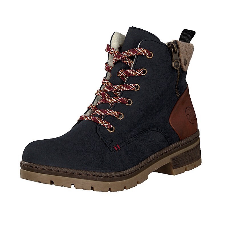 Botas Rieker Y7444-14 Para Mulher - Azuis